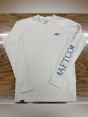 AFTCO Samurai Long Sleeve Performance Shirt Boys L Fishing UPF50